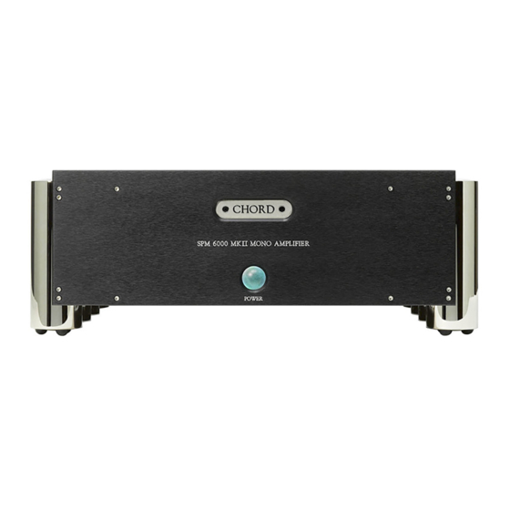 Chord SPM 6000 Mk2 Manual