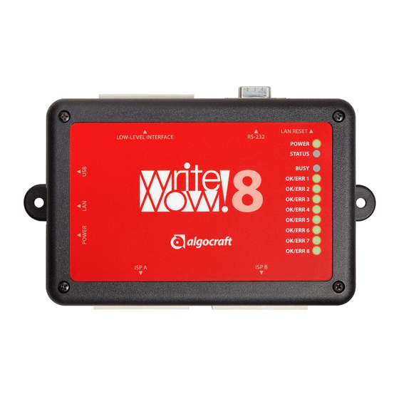 Algocraft WriteNow! Series User Manual