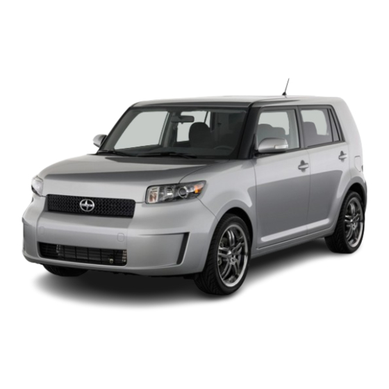 Scion 2010 xB Quick Reference Manual
