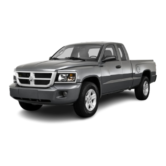 Dodge 2011 Dakota Owner's Manual