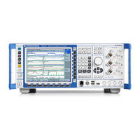 R&S CMW-KS8 Series User Manual