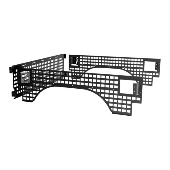 PUTCO MOLLE PANELS RAM 2500 Instruction Manual
