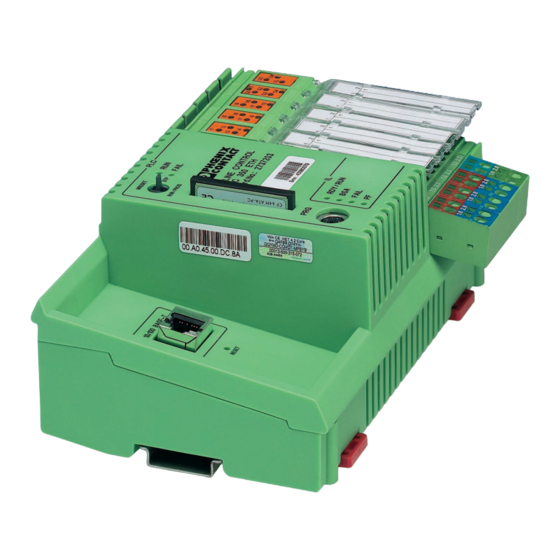 Phoenix Contact ILC 350 ETH User Manual