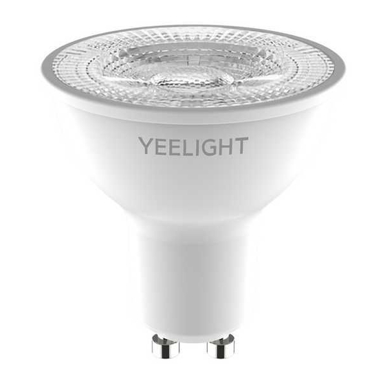 Yeelight GU10 Smart Bulb W1 User Manual