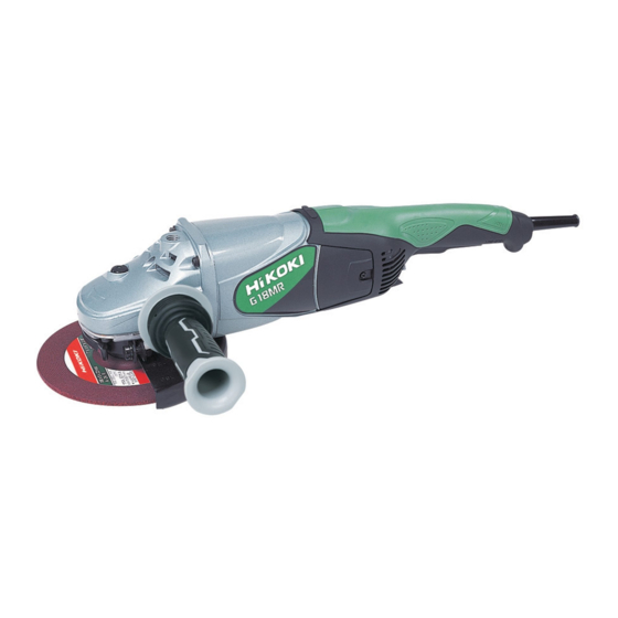 Hitachi Koki G 18MR Handling Instructions Manual