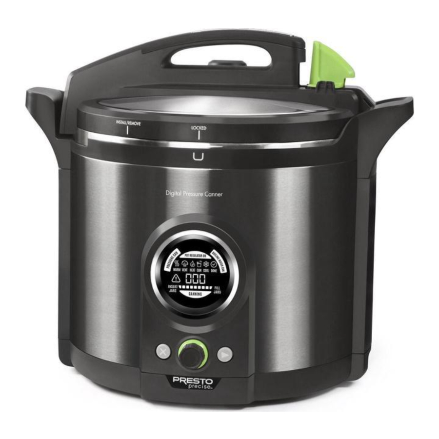 Presto Presto Precise 02144 - Pressure Canner Manual