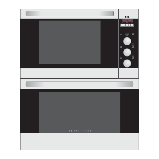 AEG COMPETENCE U7101-4 Multifunction Oven Manuals