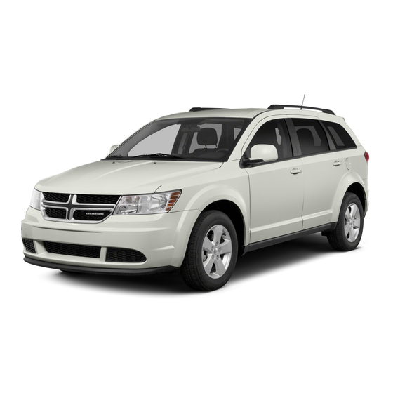 Dodge Journey 2014 Owner's Manual