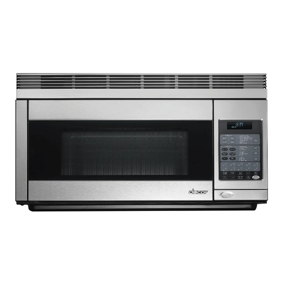 Dacor PCOR30 Installation Instructions Manual