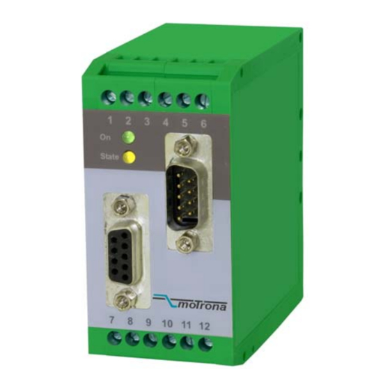 Motrona SI 251 Operating Instructions Manual