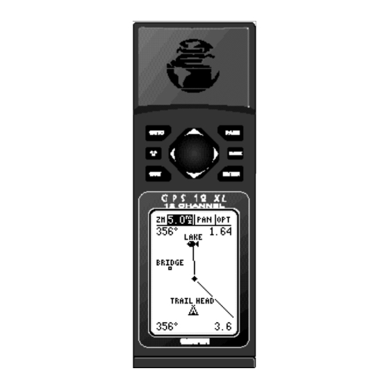 Garmin GPS 12XL Owner's  Manual  & Reference
