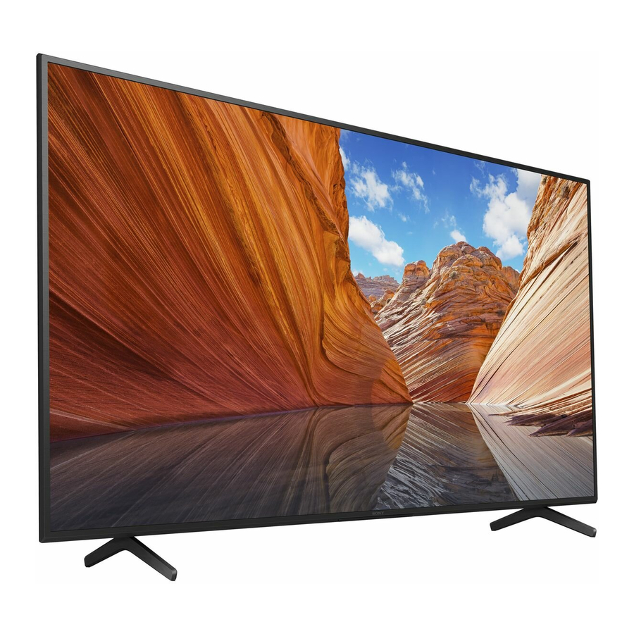 Sony KD-43X80J Manual