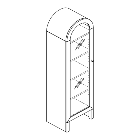 URBAN OUTFITTERS Mason Curio Cabinet Assembly Instructions