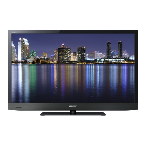 Sony BRAVIA KDL-40EX620 I-Manual Online