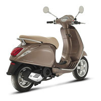 VESPA 125 Primavera Service Manual