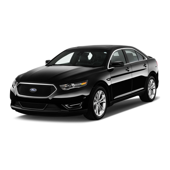 Ford Taurus 2016 Owner's Manual