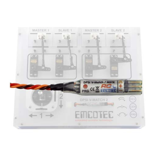 Emcotec DPSI V-Match Operating Instructions Manual