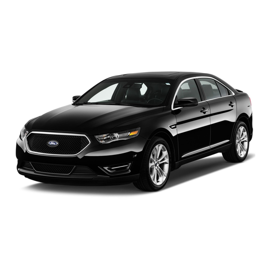 Ford Taurus 2016 Quick Reference Manual