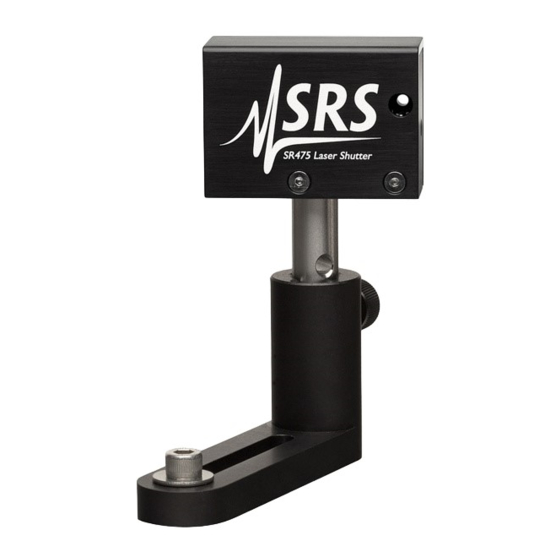 Lambda SRS SR475 Operation Manual
