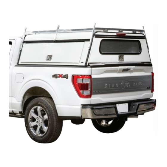 Leer CAB HIGH COMMERCIAL BED CAP Installation Instructions & Owner's Manual