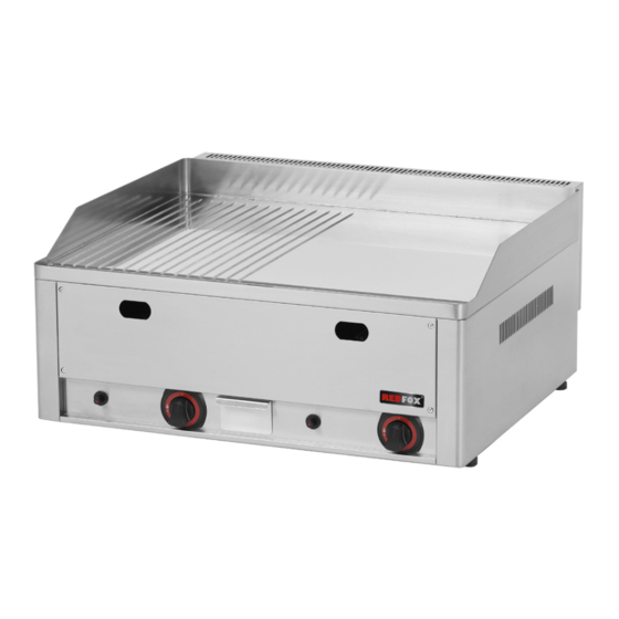 Redfox FTH 30 G Instructions For Installation And Use Manual