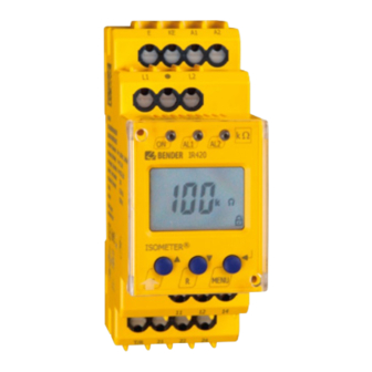 Bender ISOMETER IR420-D4 Manual