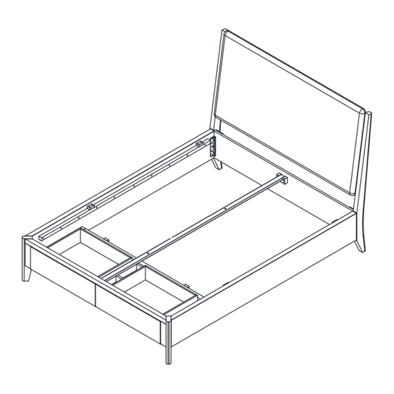 Living Spaces DRAPER DE-DRAP-BK01-US-2DRW-UP-HB Assembly Instructions
