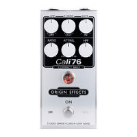 Origin Effects CALI76 Quick Start Manual