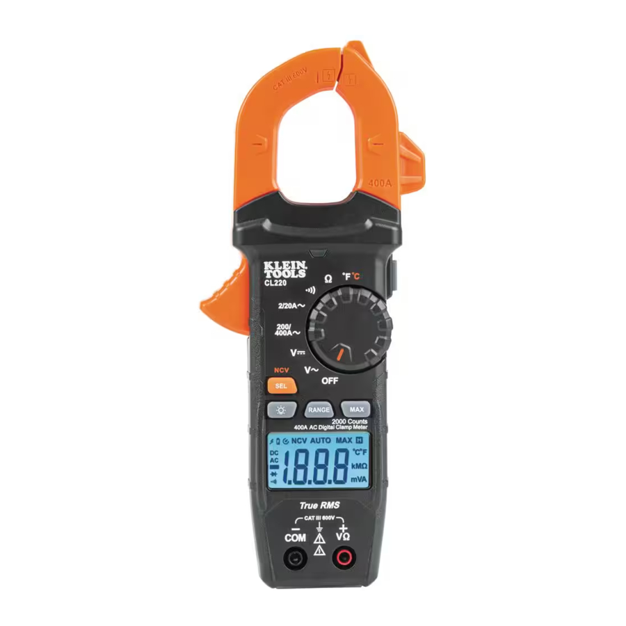 Klein Tools CL220 Manual