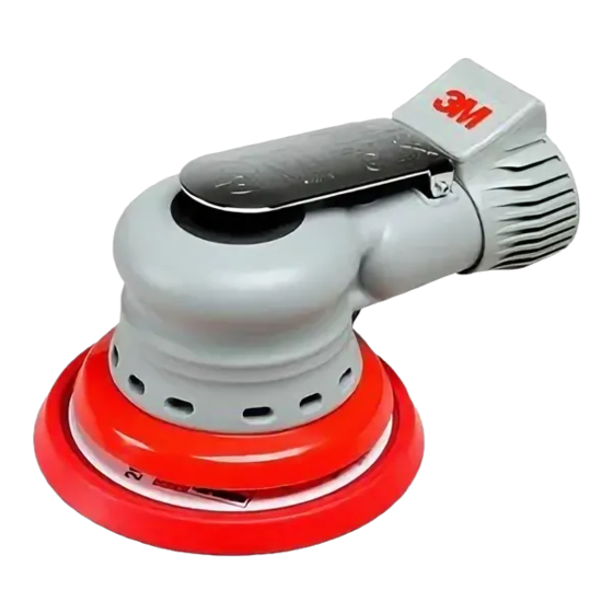 3M ELECTRIC RANDOM ORBITAL SANDER Instruction Manual