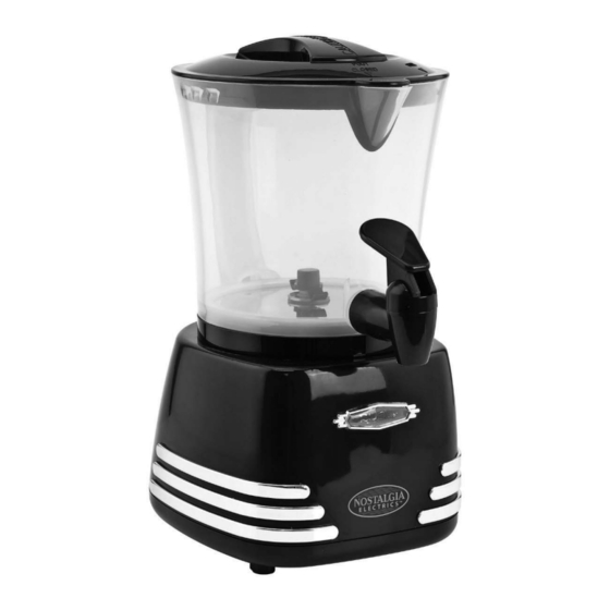 Nostalgia FHCM4BR Frother & Hot Chocolate Maker