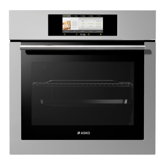 ASKO OP8631S OPERATING INSTRUCTIONS MANUAL Pdf Download ManualsLib