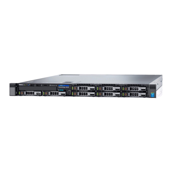 DELL POWEREDGE R630 OWNER'S MANUAL Pdf Download | ManualsLib