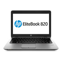 Hp EliteBook 820 User Manual