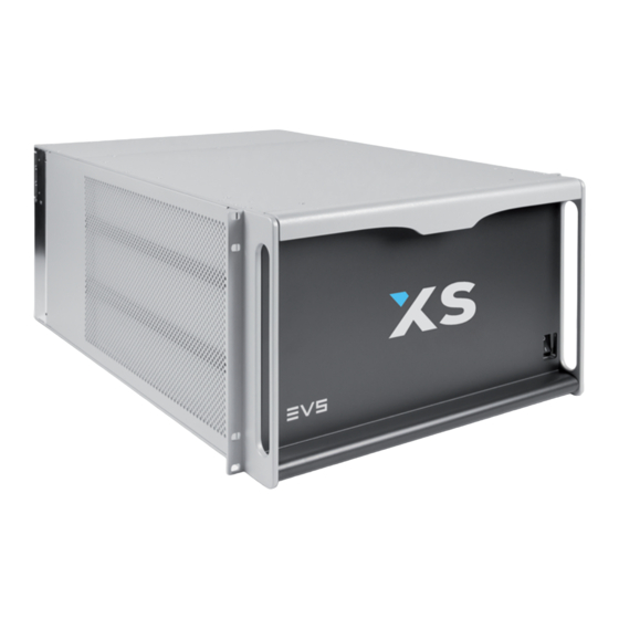EVS XS HARDWARE TECHNICAL REFERENCE MANUAL Pdf Download | ManualsLib