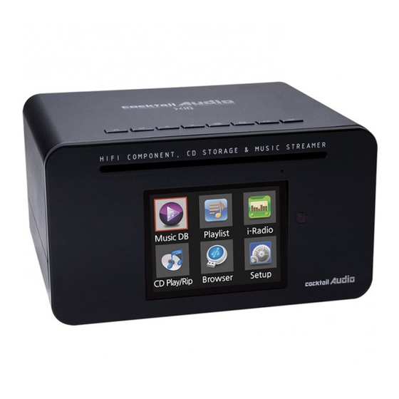 COCKTAIL AUDIO X10 MANUAL Pdf Download ManualsLib