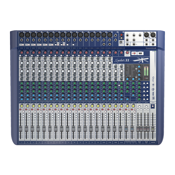 SoundCraft Signature 16 User Manual