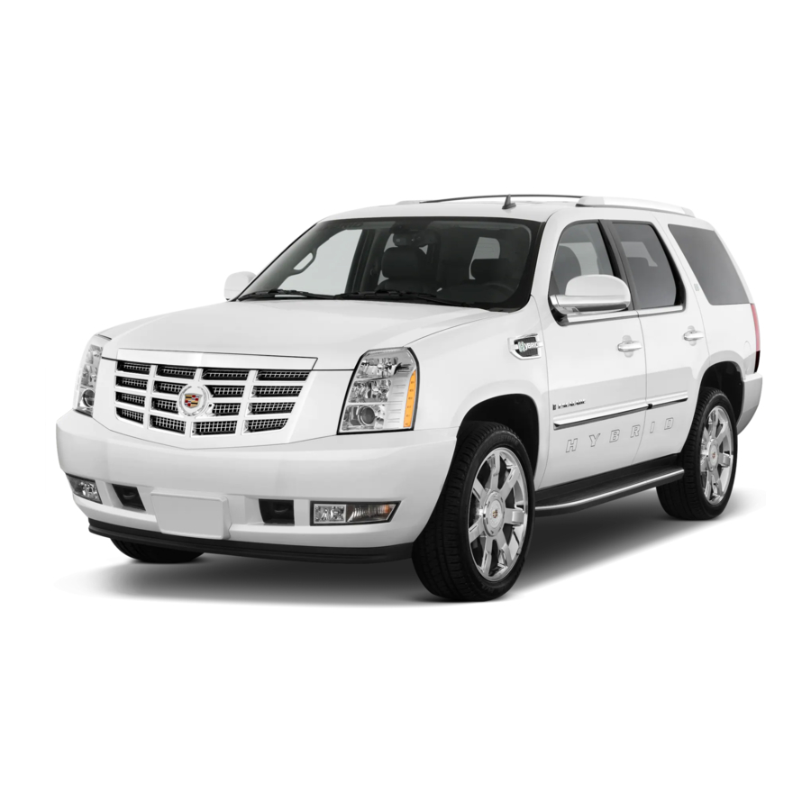 CADILLAC ESCALADE MANUAL Pdf Download ManualsLib