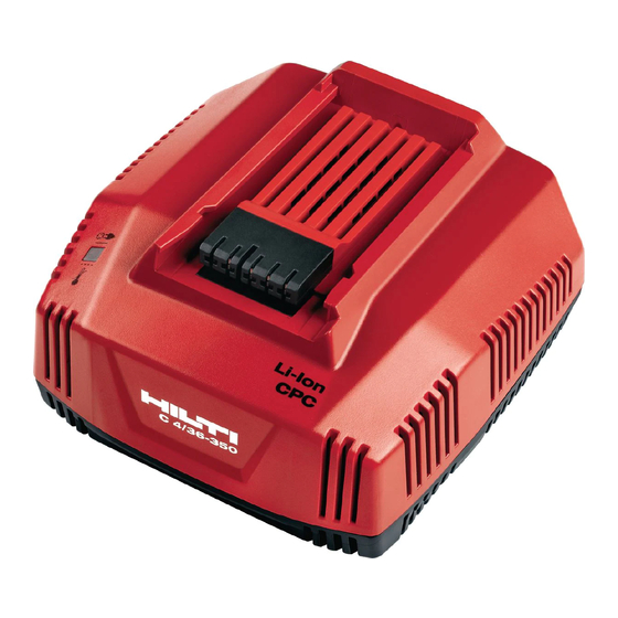 HILTI C 4/36350 ORIGINAL OPERATING INSTRUCTIONS Pdf Download ManualsLib