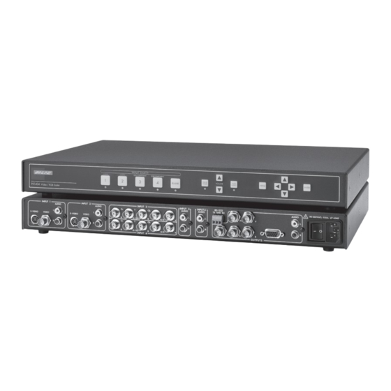 Extron electronics IN1404 User Manual