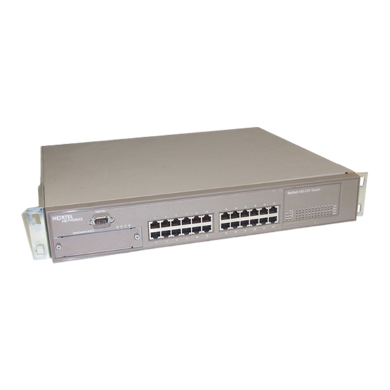 Nortel BayStack 410 24T Using Manual