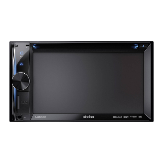 Clarion NX502E User Manual
