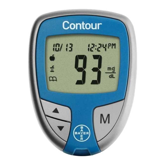 ASCENSIA CONTOUR Quick Reference Manual