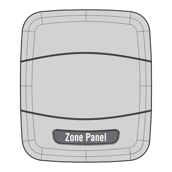 Trane Zone Panel Manuals