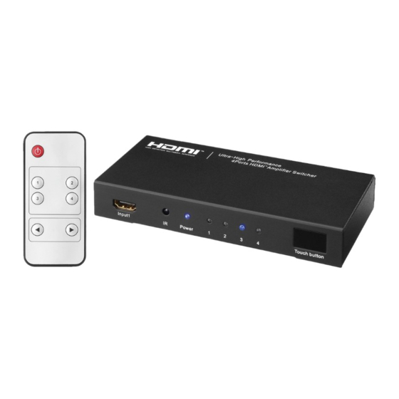 Monacor HDMI-4012 Operating Instructions