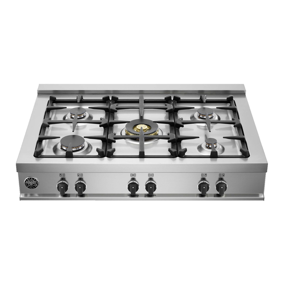 Bertazzoni CB36M500X Installation, Service And User Instructions Manual