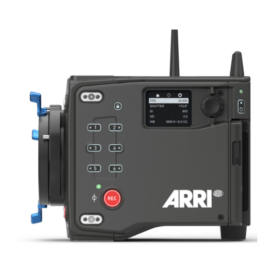 ARRI ALEXA 35 SUP 1.0.3 Manuals