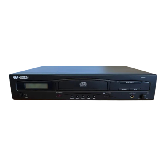 ACOUSTIC SOLUTIONS DR-120 Instruction Manual