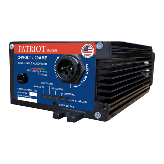 Pro Charging Systems DUAL PRO Patriot Series Manuals
