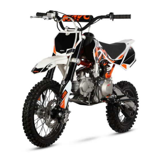 KAYO MOTO TD125 Assembly Manual